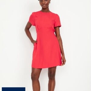 Old Navy Vibrant Red Mini Dress